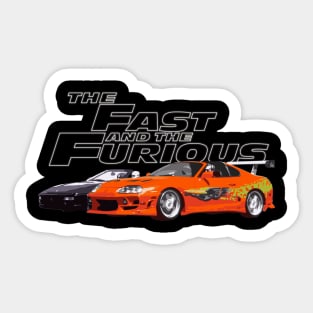 ferrari vs supra Sticker